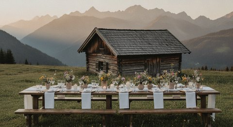 Hochzeit auf der Alm vs. Hochzeit im Schloss: Der Vergleich